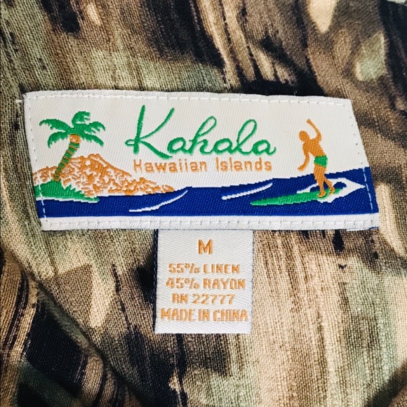 DONATED 🏖️Kahala Hawaiian Islands Men’s Short Sleeve Shirt - Picture 5 of 5
